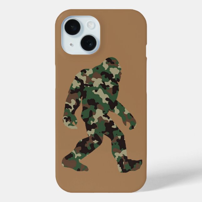 Coques Case-Mate iPhone Camo Bigfoot Sasquatch (Verso)