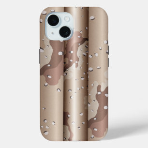 Coque Pour iPhone 15 Camo désert 3D