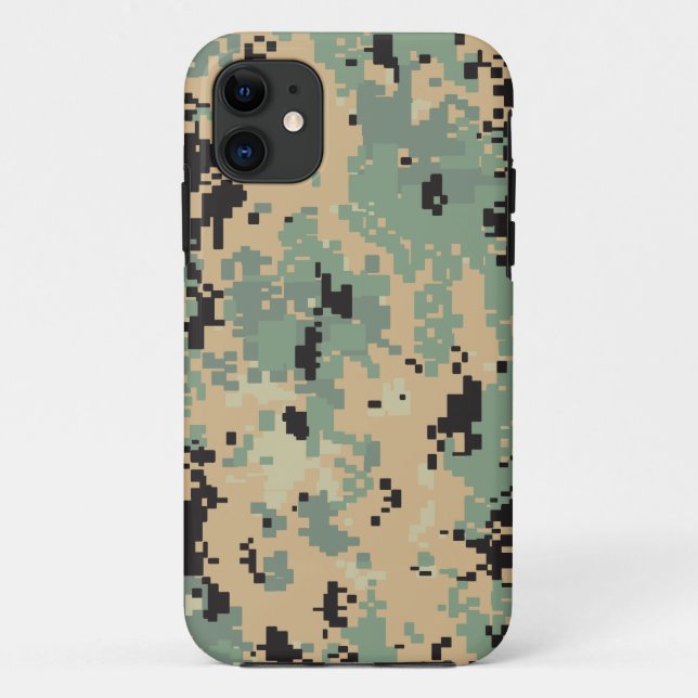 Coques Case-Mate iPhone Camo numérique  (Dos)