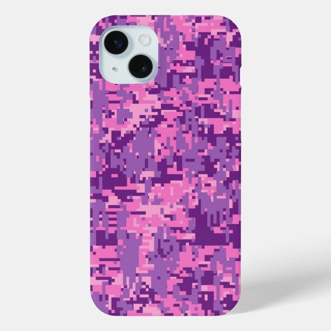 Coques Case-Mate iPhone Camo numérique rose-chaud (Verso)