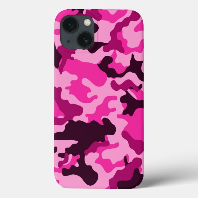 Coques Case-Mate iPhone Camo rose (Verso)