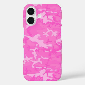 Coques iPhone 16 Camo rose