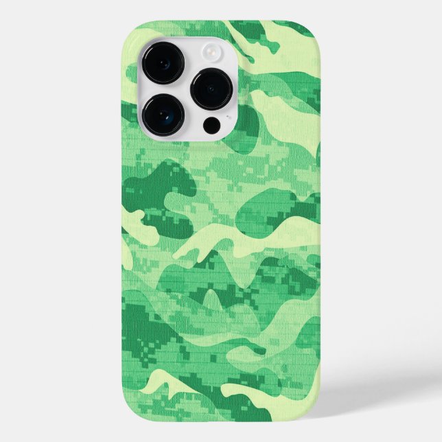 Coques Case-Mate iPhone Camo Vert Hybride (Verso)