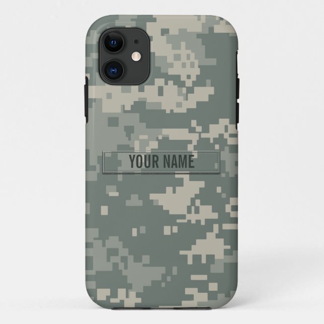 Coques Case-Mate iPhone Camouflage ACU de l'armée sur mesure (Dos)