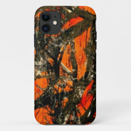 Case-Mate iPhone Case "Camouflage de branche d'arbre orange "