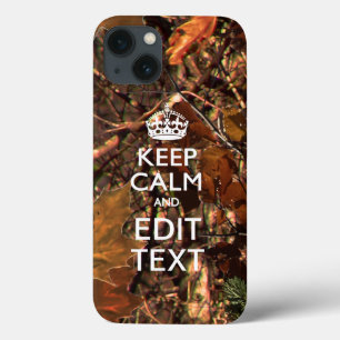 Case-Mate iPhone Case Camouflage Deep Woods Calmez votre texte