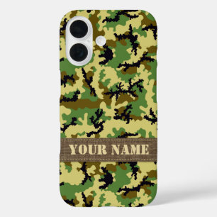 Coques iPhone 16 Camouflage des bois