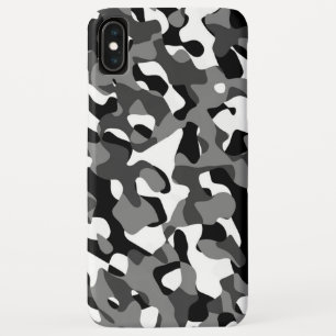 Case-Mate iPhone Case Camouflage noir et blanc Motif d'impression