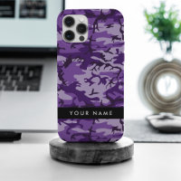 Camouflage violet Votre nom Personnalisez