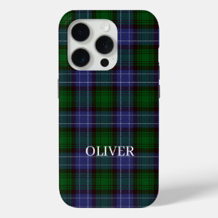 Coque iPhone 15 Pro Campbell Tartan Green Plaid