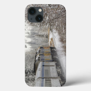 Etui iPhone Case-Mate Canada, Alberta. Train de neige VIA Rail entre