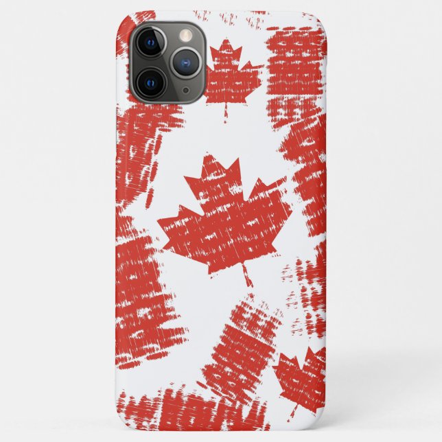 Coques Case-Mate iPhone CANADA flag sun reflections stroke by Masanser (Dos)