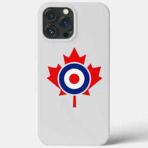 Case-Mate iPhone Case Canadian Maple Leaf Roundel Mod BLEU