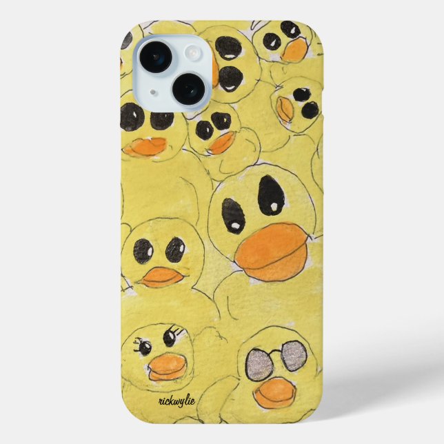 Coques Case-Mate iPhone Canards en caoutchouc (Verso)