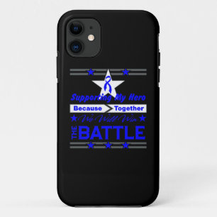 Coque Case-Mate Pour iPhone Cancer du colon soutenant mon héros