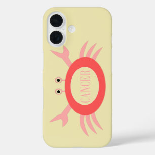Coques iPhone 16 Cancer Signe du zodiaque Crabe