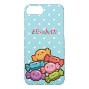 Coque iPhone 8/7 CANDIDATS À L'arc-en-ciel super mignon du kawaii D