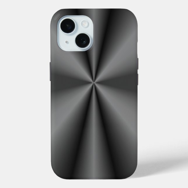 Coques Case-Mate iPhone Canot et rouleau - Métal brossé (Verso)