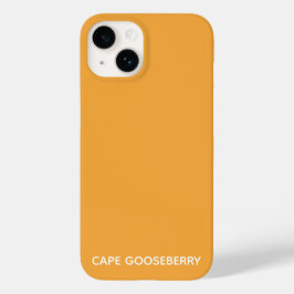 Coque Pour iPhone 14 Cape Gooseberry yellow color name