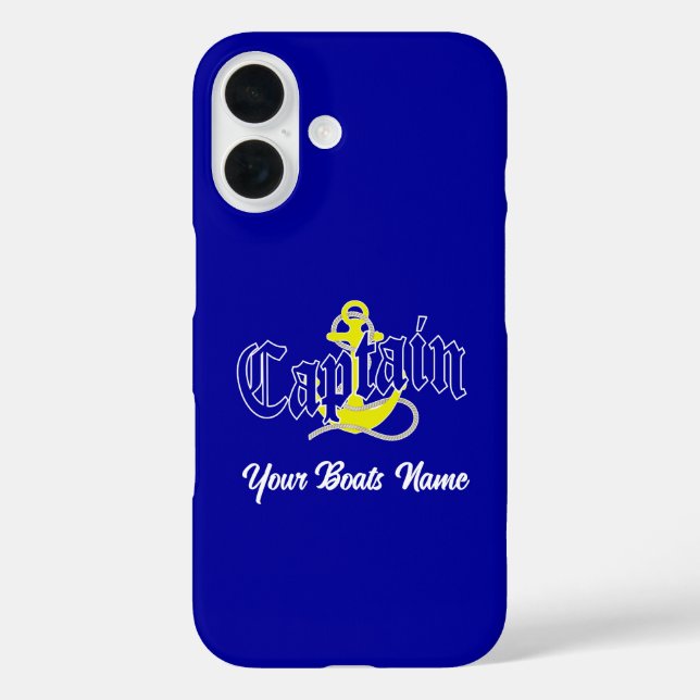 Coques Case-Mate iPhone Capitaine de bateau (Verso)