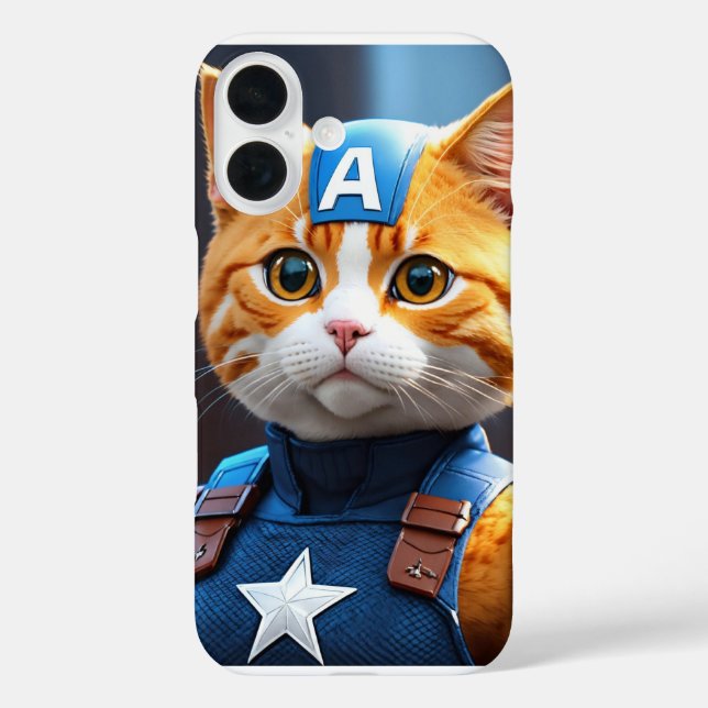 Coques Case-Mate iPhone Capot Cat iPhone 16 (Verso)