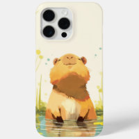 Capybara profitant de l'eau