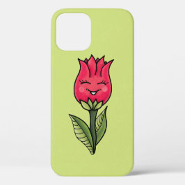 Coque Pour iPhone 15 Caractère Fleur mignonne Fille