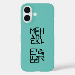 Coques iPhone 16 Caractère mécanicien