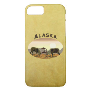 Coque iPhone 7 Caribou Duel - Alaska