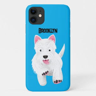 Case-Mate iPhone Case Caricature blanche de terrier de l'ouest