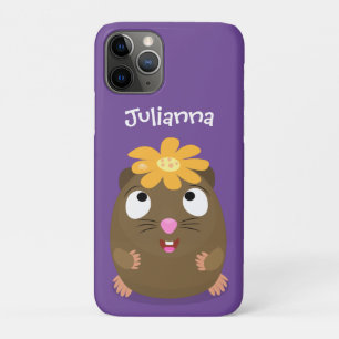Case-Mate iPhone Case Caricature joyeuse de cobaye mignonne