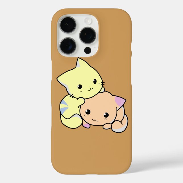 Coques Case-Mate iPhone caricature kitties chats basanés chats mignons (Verso)