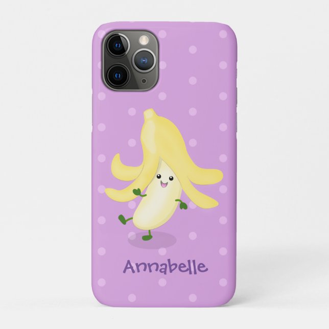 Coques Case-Mate iPhone Caricature sur la banane de Cute kawaii (Dos)