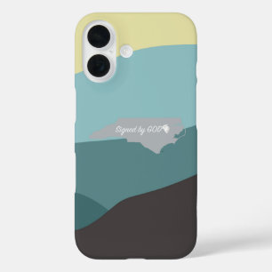 Coques iPhone 16 Caroline du Nord, Signée par Dieu