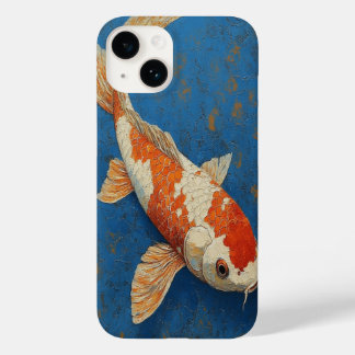 Coque Pour iPhone 14 🐟 Carpe Céleste