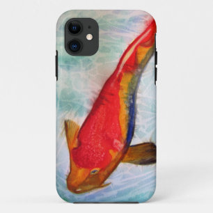 Coques Pour iPhone Carpe Kohaku japonaise art aquarelle
