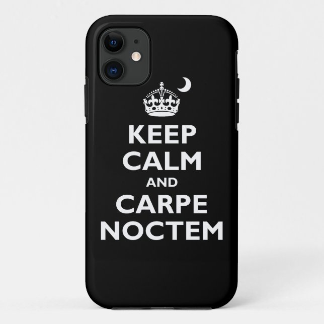 Coques Case-Mate iPhone Carpe Noctem ! (Dos)