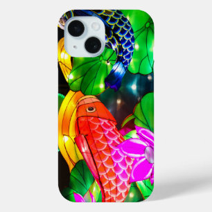 Coque Pour iPhone 15 Carpes illuminées