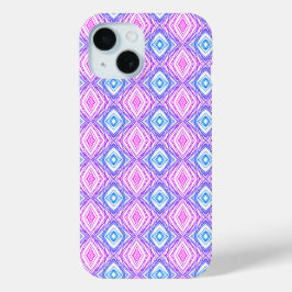 Coque Pour iPhone 15 Carré et diamant géométriques