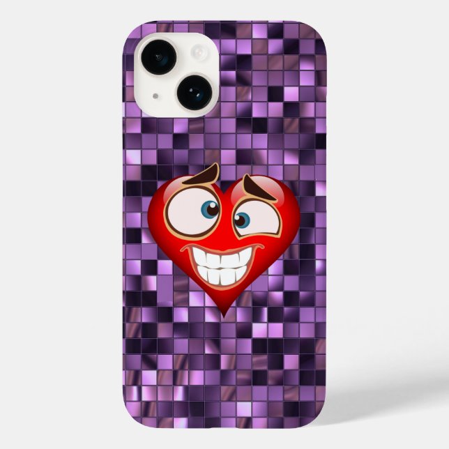 Coques Case-Mate iPhone Carré pourpre (Verso)