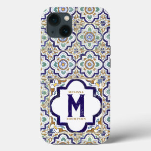 Case-Mate iPhone Case Carreaux d'ornement vintages Monogramme
