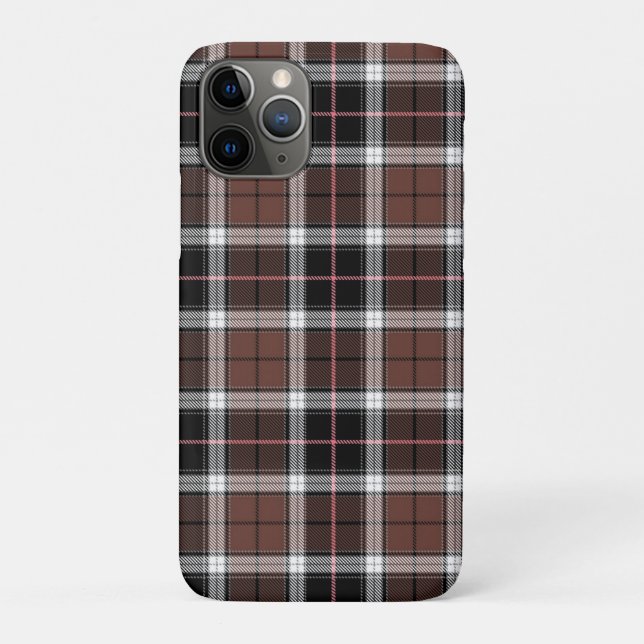 Coques Case-Mate iPhone Carreaux Marron (Dos)