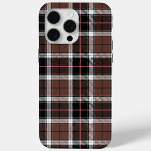 Coque iPhone 15 Pro Max Carreaux Marron