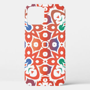 Case-Mate iPhone Case Carreaux ornés d'antiquité talavera mexico. Main d