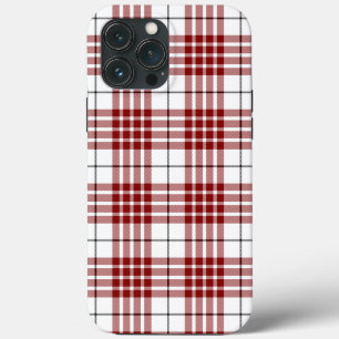 Case-Mate iPhone Case carreaux rouge et blanc tartan Buchanan