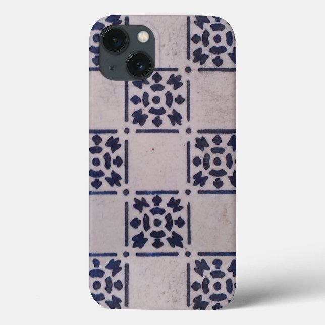 Coques Case-Mate iPhone Carrelage Delft Bleu : Motif d'art néerlandais cla (Verso)