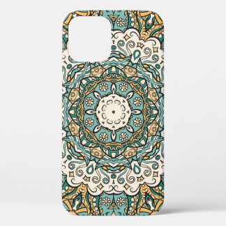 Case-Mate iPhone Case Carrelage Mehndi coloré Tracery sans couture