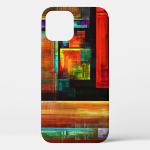 Case-Mate iPhone Case Carrés colorés Motif d'art Abstrait moderne #04