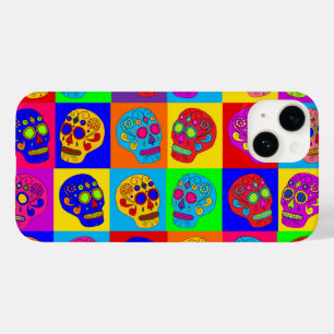 Coques Pour iPhone Carrés crâne sucre