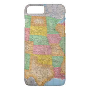 Coque Case-Mate Pour iPhone Carte 3 des Etats-Unis